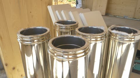 Tubage de conduit de cheminée Bondoufle